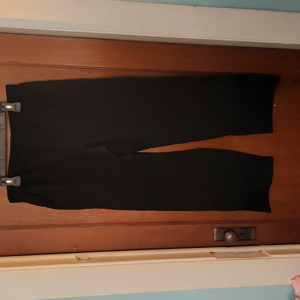 BNWT Cuddl Duds Black Wide Leg Pants L